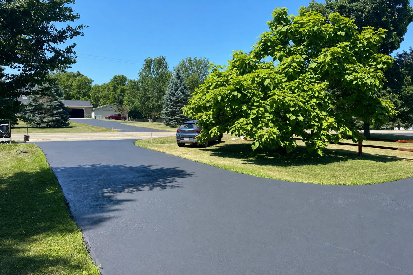 Driveway paving